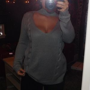 Sexy grey sweater